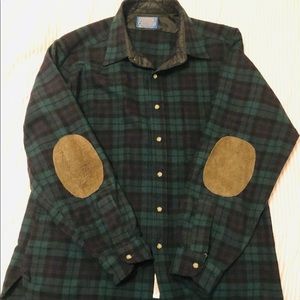 Pendleton Blackwatch tartan flannel button up shirt